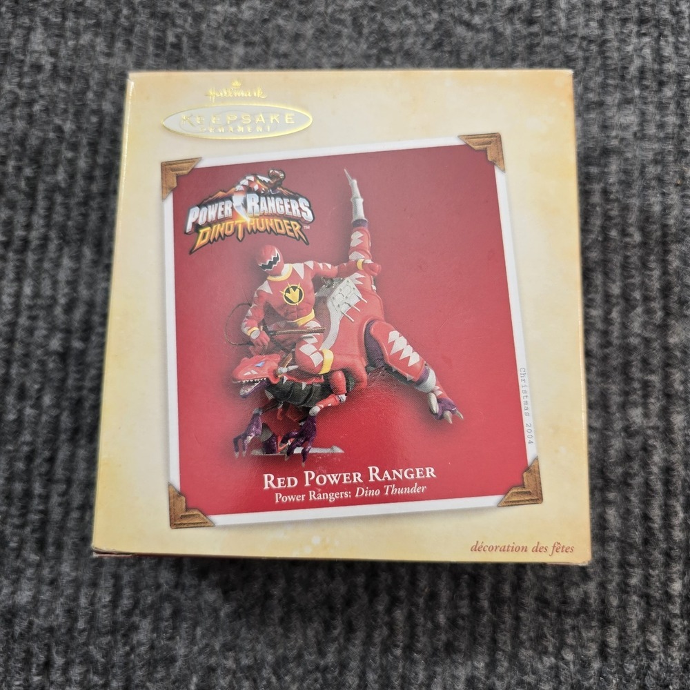 2004 Hallmark‎ Keepsake Ornament "Red Power Ranger Dino Thunder"